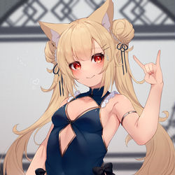 This is a pixiv picture whose title is チャイナきつねちゃん.