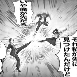 This is a pixiv picture whose title is 東雲チーズケーキ争奪戦.