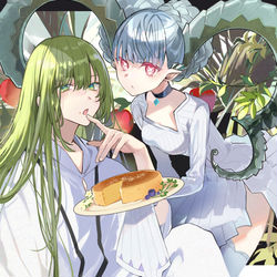 This is a pixiv picture whose title is おやつたいむ.
