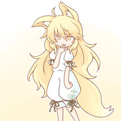 This is a pixiv picture whose title is メスガ狐.