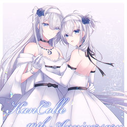 This is a pixiv picture whose title is 祝♡艦これ10周年⚓.