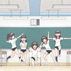 This is a pixiv picture whose title is ブルマー特戦隊.