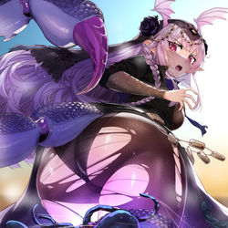 This is a pixiv picture whose title is 彩色绘制中....