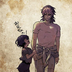 This is a pixiv picture whose title is 15話.