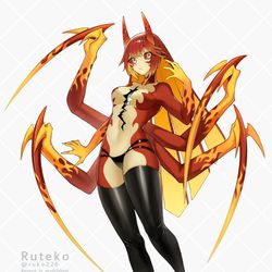 This is a pixiv picture whose title is ハルア.