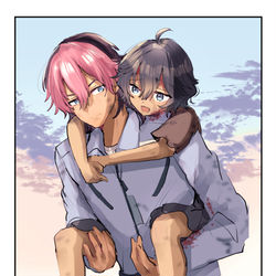 This is a pixiv picture whose title is if.