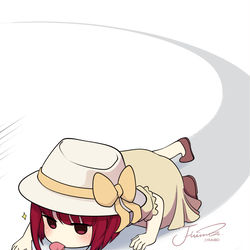 This is a pixiv picture whose title is 重曹を舐める天才子役.