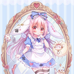 This is a pixiv picture whose title is 不思議の国のアリス♠.