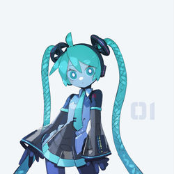 This is a pixiv picture whose title is プロトミク.