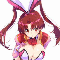 This is a pixiv picture whose title is 卯都木命バニー(ゴーダンナーパイスー風味).