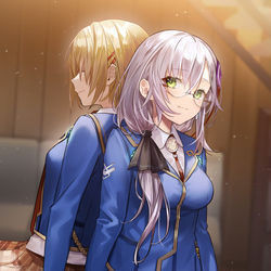 This is a pixiv picture whose title is 希望と約束.