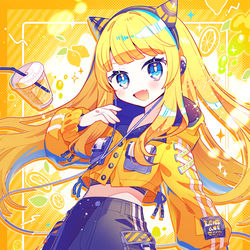 This is a pixiv picture whose title is 鬼レモン.