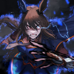 This is a pixiv picture whose title is 栄光へ.