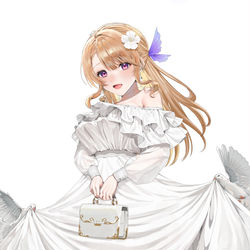 This is a pixiv picture whose title is 半年記念イラスト.