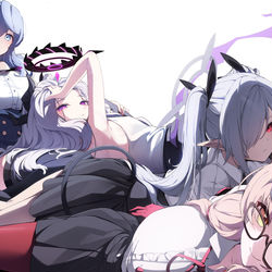 This is a pixiv picture whose title is 風紀.