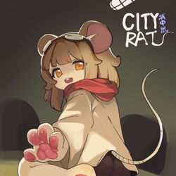 This is a pixiv picture whose title is 想睡在小灵芝的肉球上吗？.