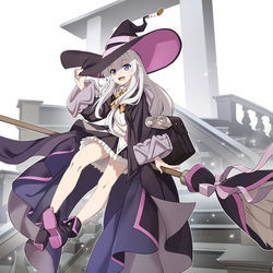 This is a pixiv picture whose title is 灰の魔女.