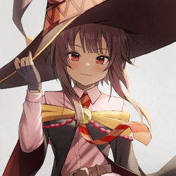 This is a pixiv picture whose title is めぐみん.