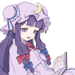 This is a pixiv picture whose title is 物憂げなぱちゅりー.