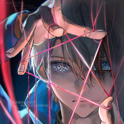 This is a pixiv picture whose title is 【メフィスト】.