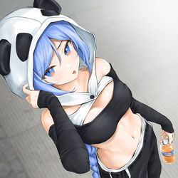 This is a pixiv picture whose title is panda.