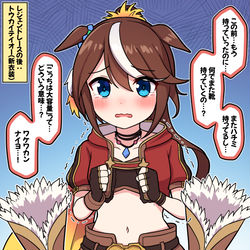 This is a pixiv picture whose title is レジェンドレースの後：トウカイテイオー（新衣装）.