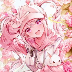 This is a pixiv picture whose title is うさぎさんは、私の楽園です🐇.