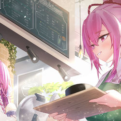 This is a pixiv picture whose title is ヘブバン新章公開記念.