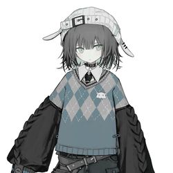 This is a pixiv picture whose title is ふわふわメンダコニット.