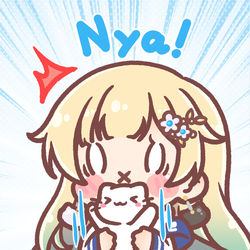 This is a pixiv picture whose title is おねこ様運動会🚩.