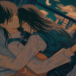 This is a pixiv picture whose title is “晚安。”🌙.