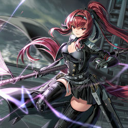 This is a pixiv picture whose title is 绯耀.