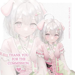 This is a pixiv picture whose title is CM▷◁.｡.