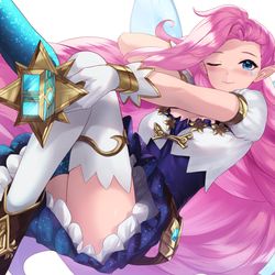 This is a pixiv picture whose title is Seraphine.