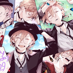 This is a pixiv picture whose title is ちゅや誕2023.