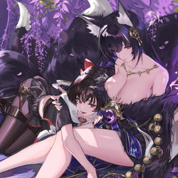 This is a pixiv picture whose title is 武藏和酒匂.