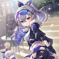 This is a pixiv picture whose title is 銀狼ちゃんかわいい.
