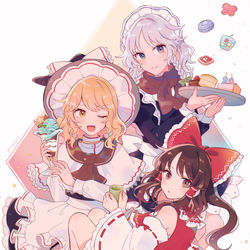 This is a pixiv picture whose title is 第20回博麗神社例大祭紙袋.