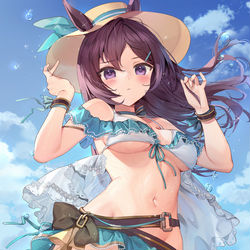 This is a pixiv picture whose title is 水着ドーベルちゃん.