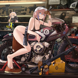 This is a pixiv picture whose title is ar15.