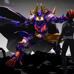 This is a pixiv picture whose title is ジャマ神.