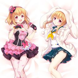 This is a pixiv picture whose title is バトルガールハイスクール 綿木ミシェル Michelle 抱き枕.