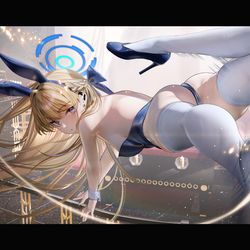 This is a pixiv picture whose title is アクションバニートキさん.