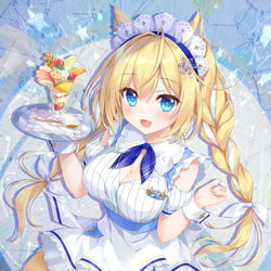 This is a pixiv picture whose title is 金色キツネさん🌠.
