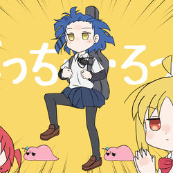 This is a pixiv picture whose title is 風あたり強めの山田.
