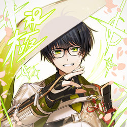 This is a pixiv picture whose title is 極.