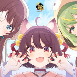 This is a pixiv picture whose title is 雀魂4周年！.