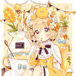 This is a pixiv picture whose title is ミルクセーキちゃん.