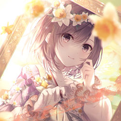 This is a pixiv picture whose title is 東雲絵名.