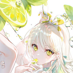 This is a pixiv picture whose title is Lemon tea.